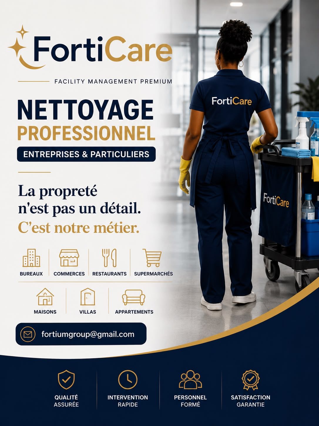 FortiCare – Nettoyage professionnel pour entreprises et particuliers