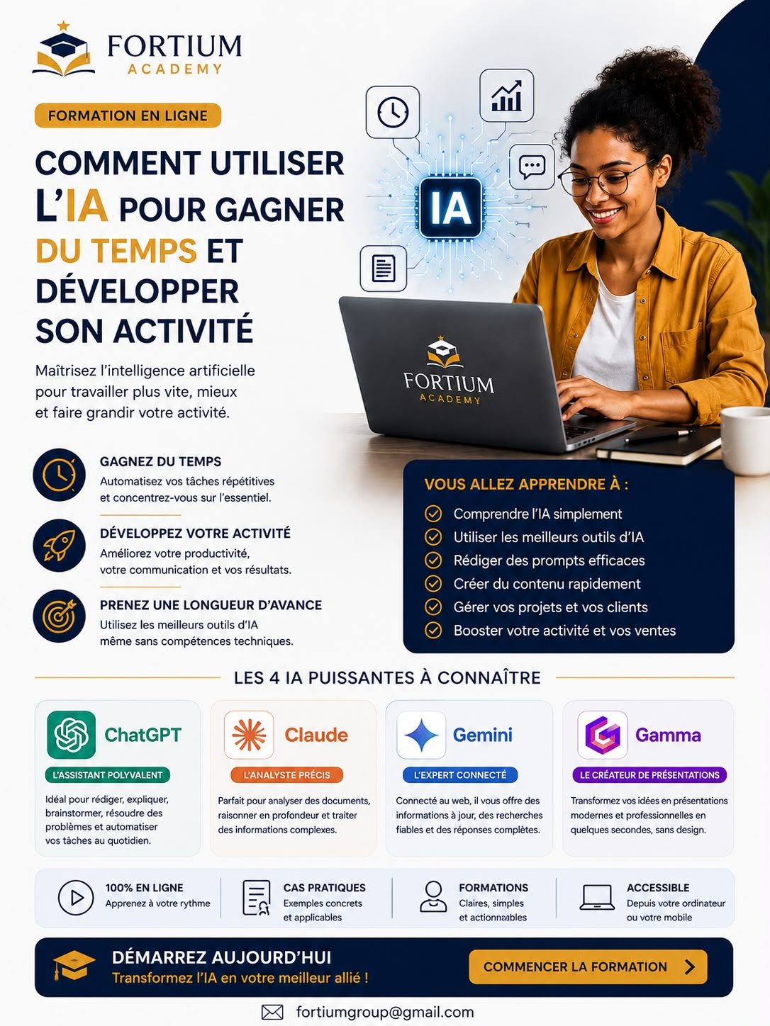 IA Essentials - Comment utiliser l’IA pour gagner du temps et développer son activité