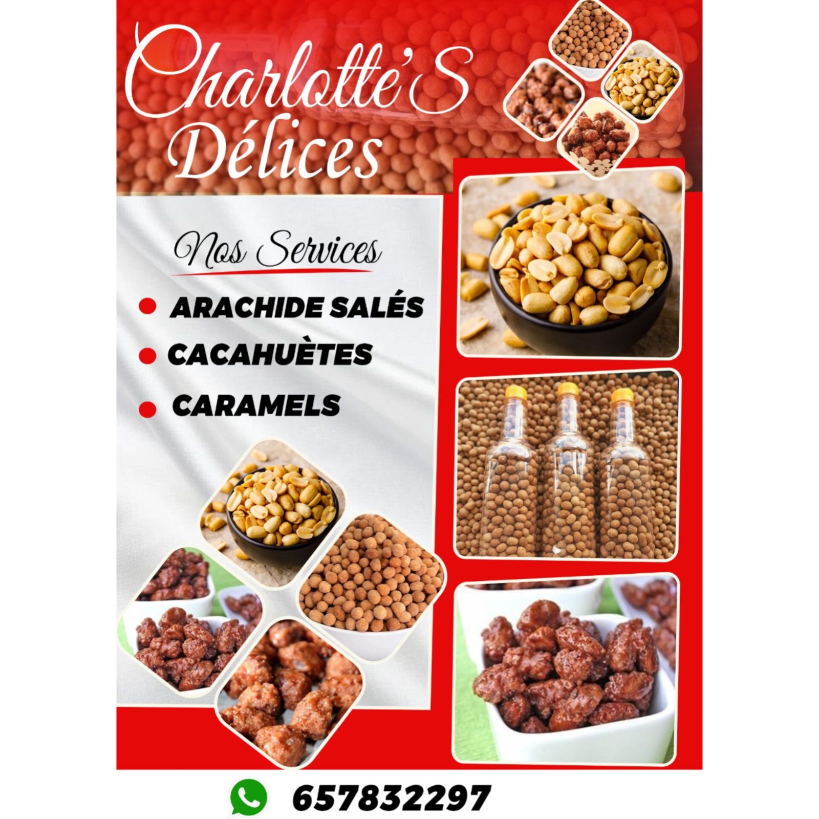Cacahuètes, caramels